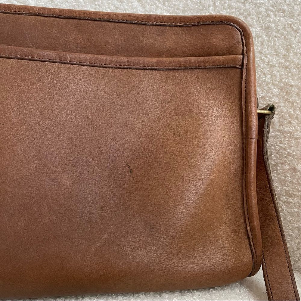 Vintage Coach Swagger Purse Shoulder Bag Tabac - Picture 5 of 11